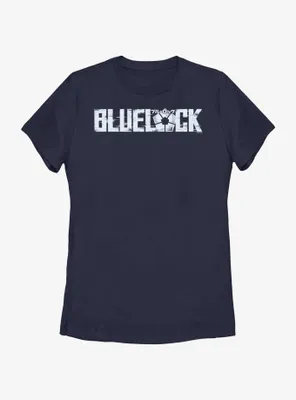 Blue Lock Glitch Logo Womens T-Shirt