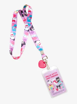 Sanrio Hello Kitty and Friends Emo Kyun Allover Print Lanyard - BoxLunch Exclusive