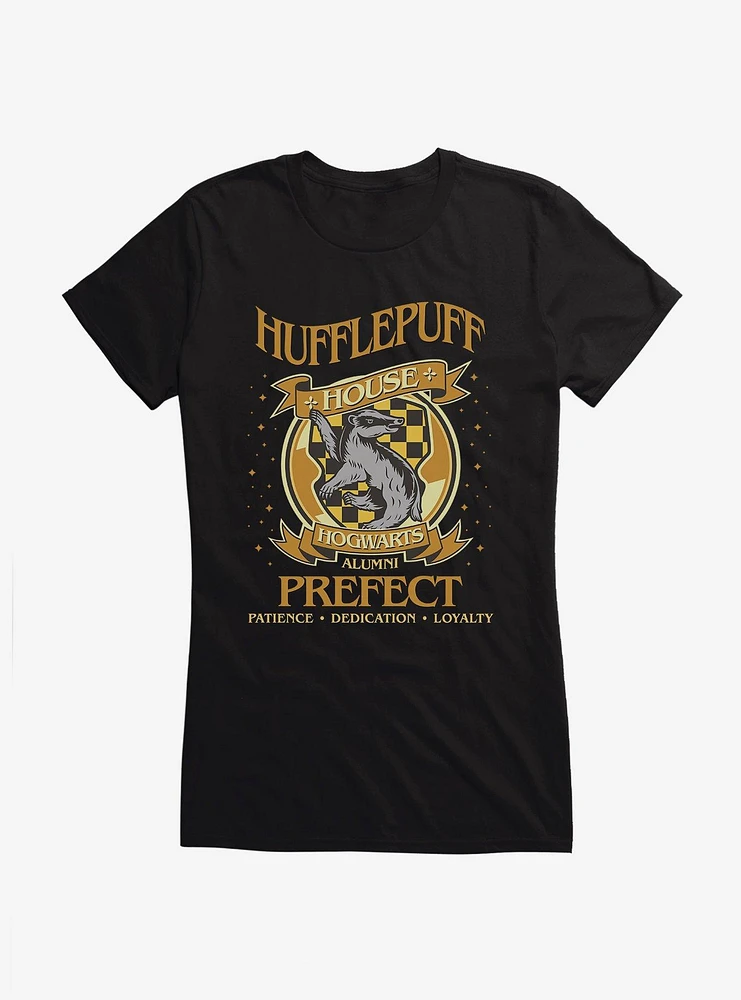 Harry Potter Hufflepuff Alumni Prefect Girls T-Shirt