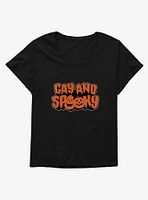 Hot Topic Gay And Spooky Pumpkins Girls T-Shirt Plus