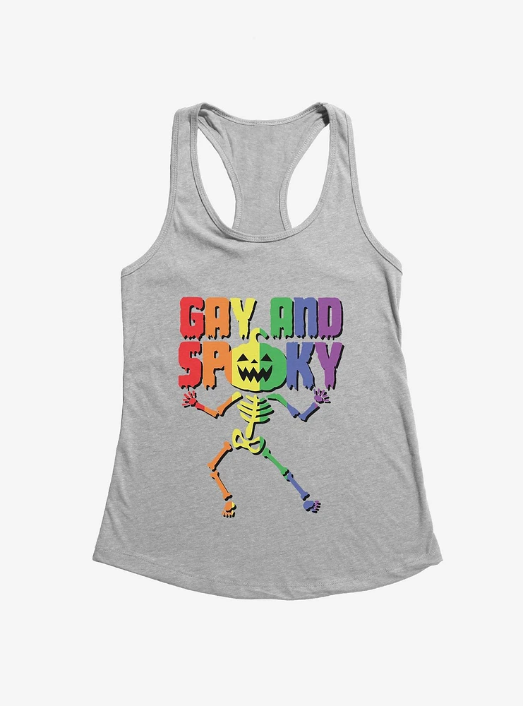 Hot Topic Rainbow Gay And Spooky Skeleton Girls Tank