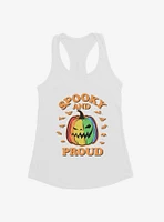 Hot Topic Spooky And Proud Rainbow Jack-O'-Lantern Girls Tank
