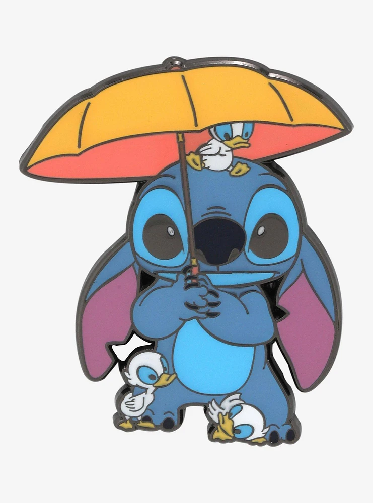 Loungefly Disney Lilo & Stitch Ducklings Umbrella Enamel Pin