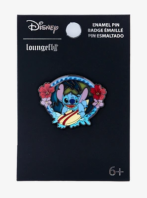 Loungefly Disney Stitch Surfing Enamel Pin