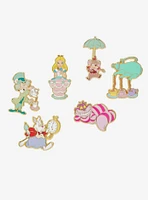Loungefly Disney Alice In Wonderland Unbirthday Blind Box Enamel Pin Set