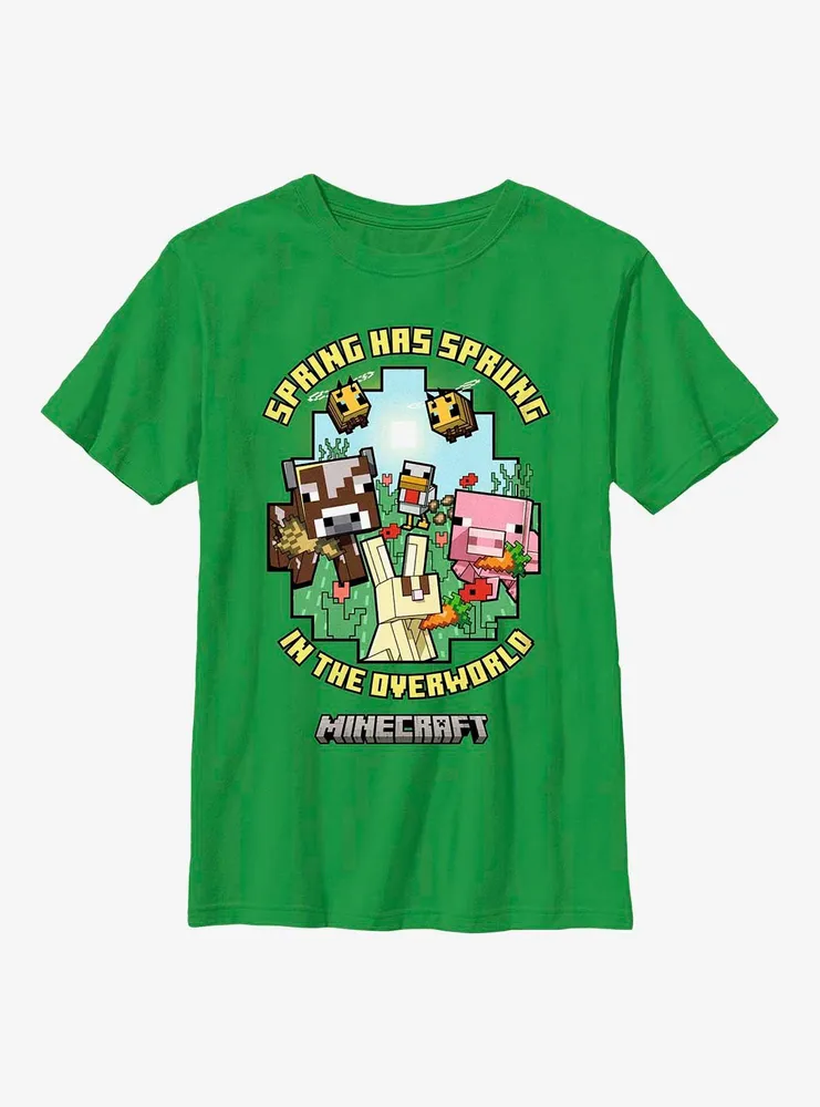 Minecraft Spring Sprung Youth T-Shirt