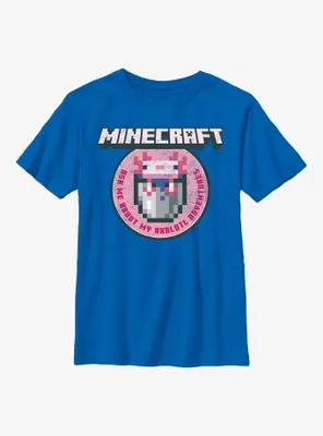 Minecraft Axolotl Adventures Youth T-Shirt