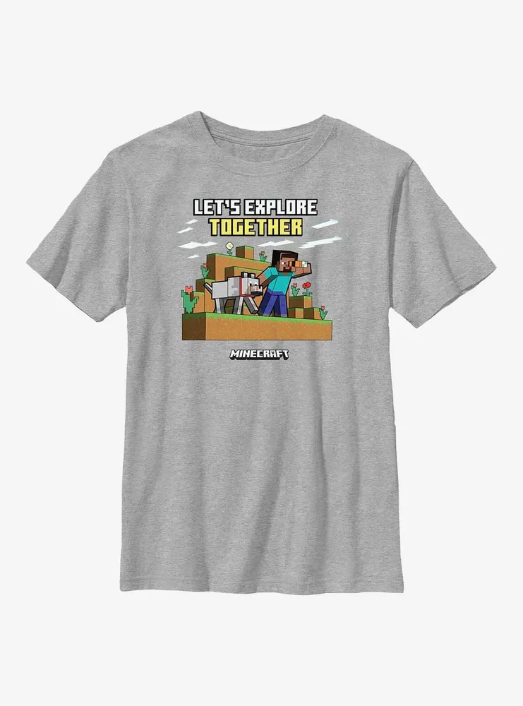 Minecraft Explore Together Youth T-Shirt