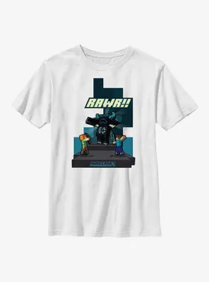 Minecraft Fight Warden Youth T-Shirt