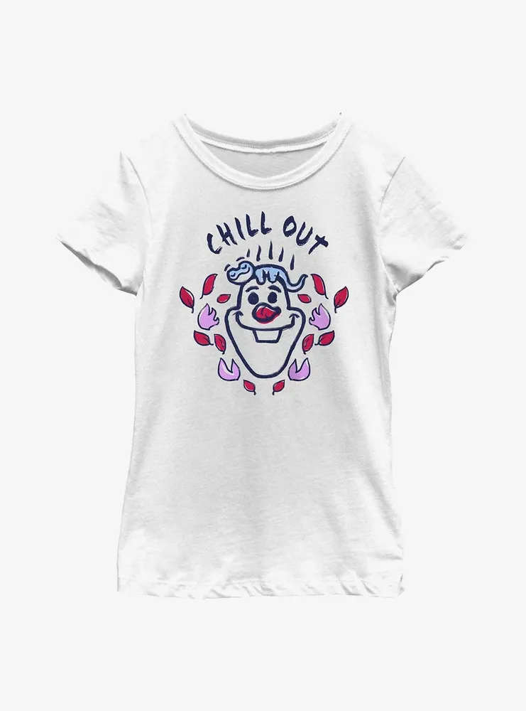 Disney Frozen 2 Olaf Chill OutYouth Girls T-Shirt