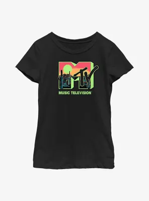 MTV Desert Logo Youth Girls T-Shirt