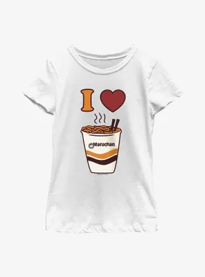 Maruchan I Heart Youth Girls T-Shirt