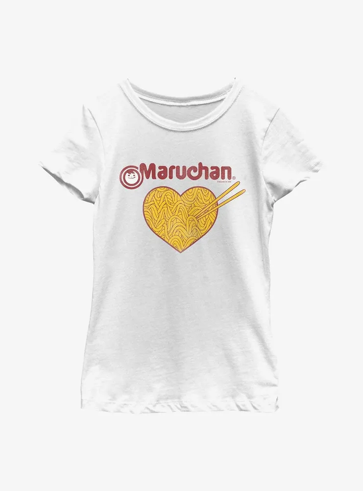 Maruchan Noodles Heart Youth Girls T-Shirt