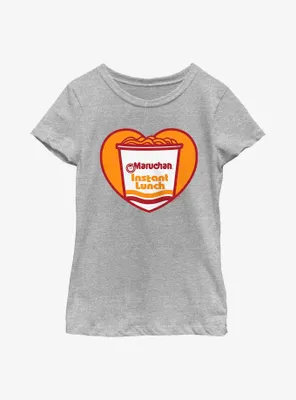 Maruchan Heart Youth Girls T-Shirt