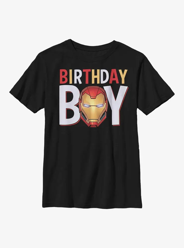 Marvel Iron Man Birthday Boy Youth T-Shirt