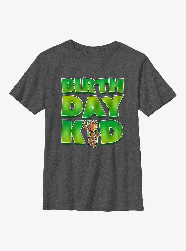 Marvel Guardians of the Galaxy Groot Birthday Kid Youth T-Shirt