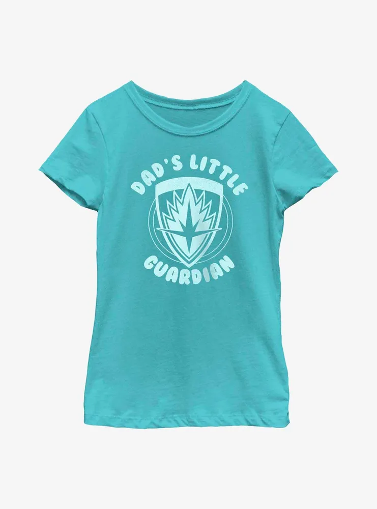 Marvel Guardians of the Galaxy Dad'S Little Guardian Youth Girls T-Shirt