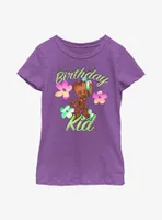 Marvel Guardians of the Galaxy Birthday Kid Groot Youth Girls T-Shirt