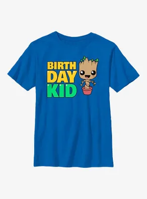 Marvel Guardians of the Galaxy Birthday Kid Baby Groot Youth T-Shirt