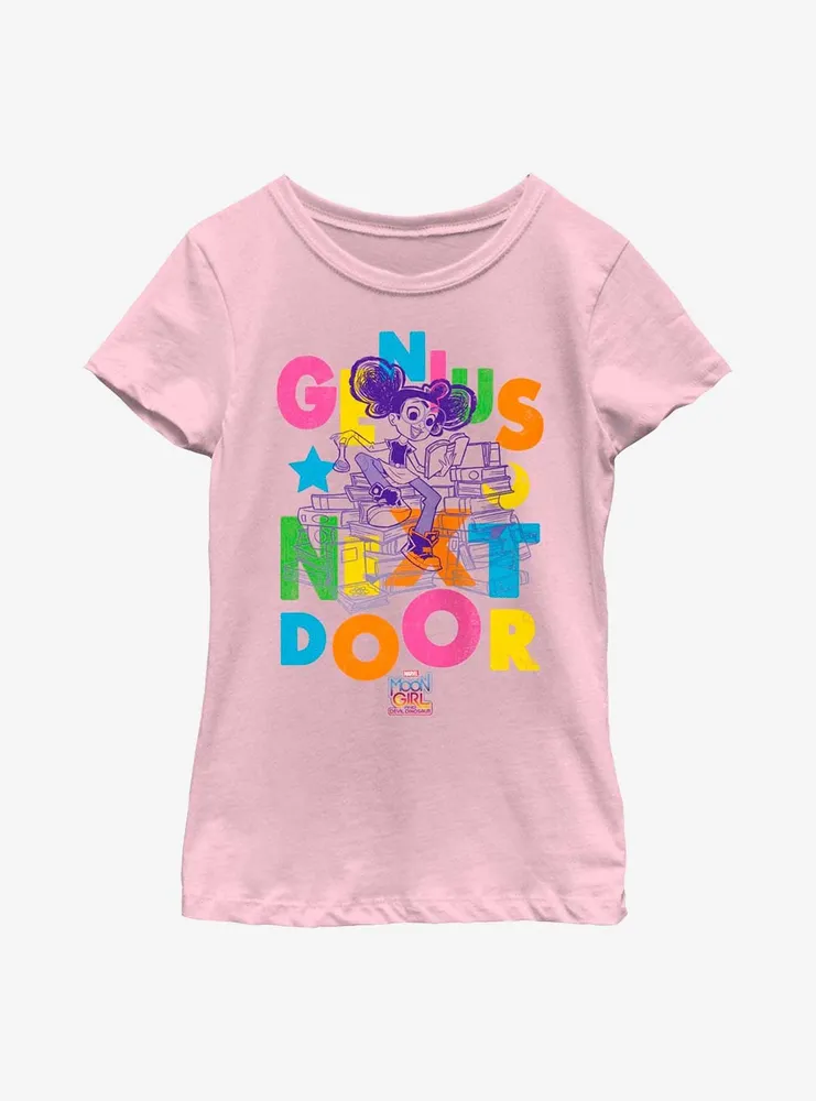 Marvel Moon Girl Devil Dinosaur Genius Next Door Youth Girls T-Shirt