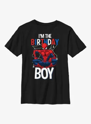 Marvel Spider-Man I'm The Birthday Boy Youth T-Shirt