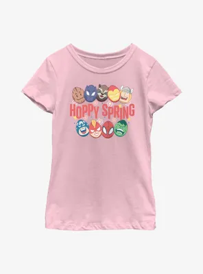 Marvel Avengers Easter Hoppy Spring Youth Girls T-Shirt