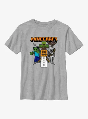 Minecraft Pumpkin King Youth T-Shirt