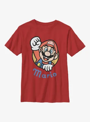 Super Mario Icon Portrait Youth T-Shirt