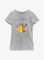 Pokemon Besties Birthday Youth Girls T-Shirt