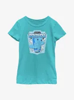 Pokemon Squirtle Badge Raw Edge Youth Girls T-Shirt