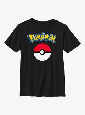 Pokemon Poke Ball Logo Youth T-Shirt