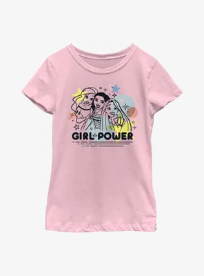Disney Princess Girl Power  Youth Girls T-Shirt