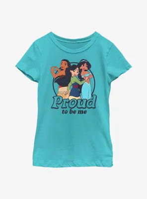 Disney Princesses Proud To Be Me Youth Girls T-Shirt