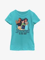 Disney Princesses Proud To Be Me Youth Girls T-Shirt