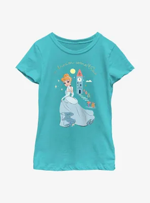 Disney Cinderella A Dream Come True Cartoon Group Youth Girls T-Shirt