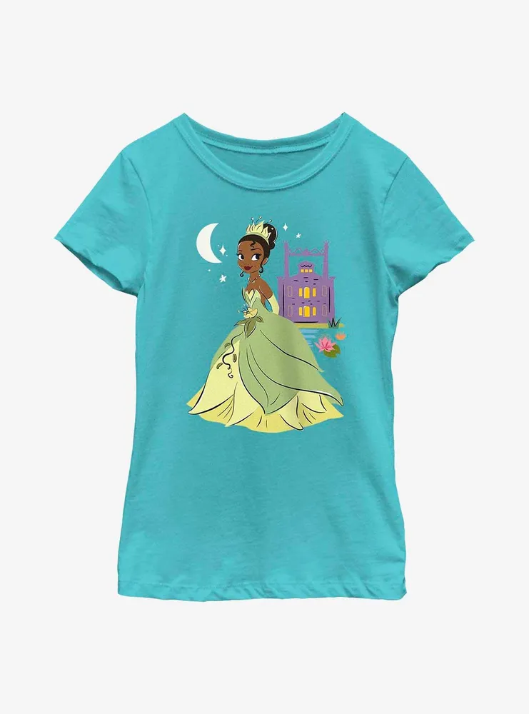 Disney Princess & The Frog Tiana Cartoon Youth Girls T-Shirt