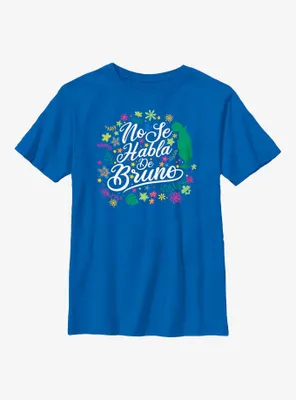 Disney Pixar Encanto No Se Habla De Bruno Floral Youth T-Shirt