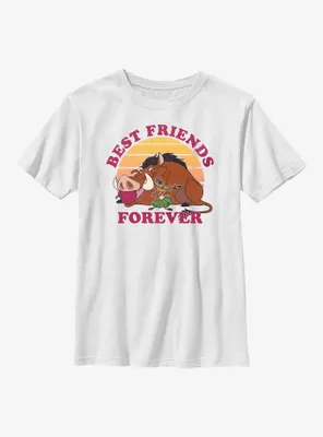 Disney The Lion King Timon & Pumbaa Best Friends Forever Youth T-Shirt