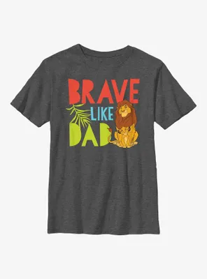Disney The Lion King Brave Like Dad Youth T-Shirt