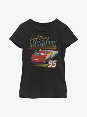 Disney Pixar Cars Lightning McQueen 95 Youth Girls T-Shirt