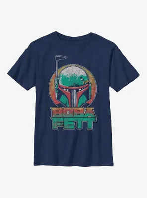 Star Wars Boba Fett Circle Youth T-Shirt