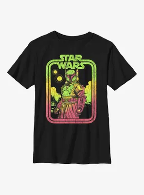 Star Wars The Book Of Boba Fett Retro Youth T-Shirt