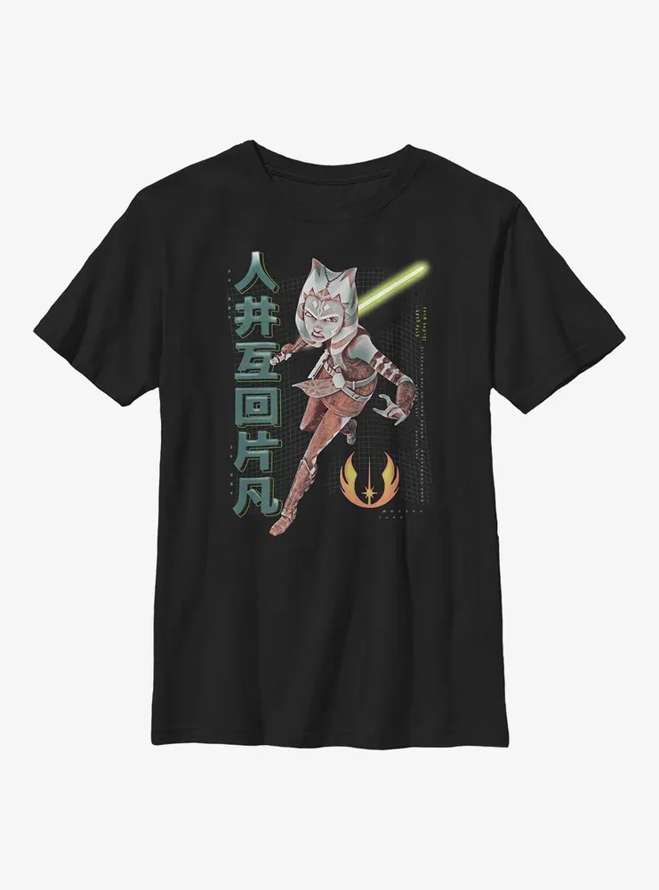 Star Wars The Clone Ahsoka Meta Crew Youth T-Shirt