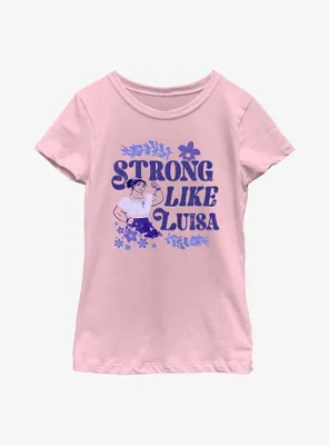 Disney Encanto Strong Like Luisa Youth Girls T-Shirt