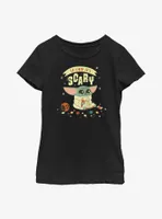 Star Wars The Mandalorian So Cute It's Scary Youth Girls T-Shirt