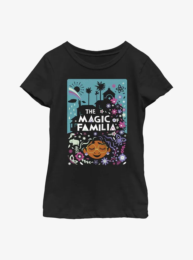 Disney Encanto Magic of Familia Poster Youth Girls T-Shirt