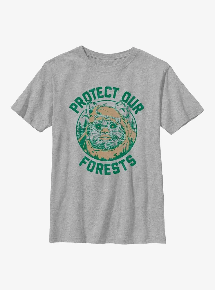 Star Wars Earth Day Ewok Forest Youth T-Shirt