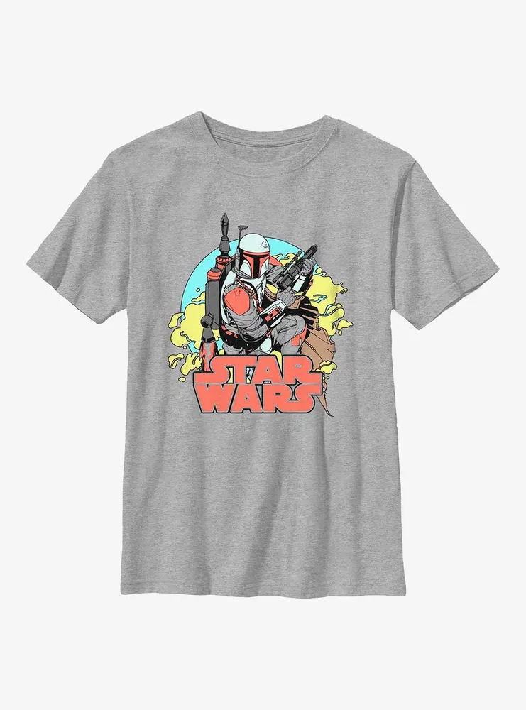 Star Wars Boba Fett Ready Icon Youth T-Shirt