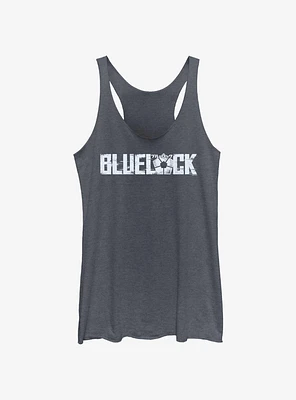 Blue Lock Glitch Logo Girls Tank