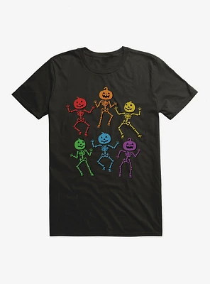 Hot Topic Rainbow Skeletons T-Shirt